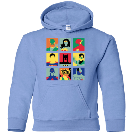 Sweatshirts Carolina Blue / YS Justice Pop Youth Hoodie