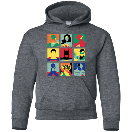 Sweatshirts Dark Heather / YS Justice Pop Youth Hoodie