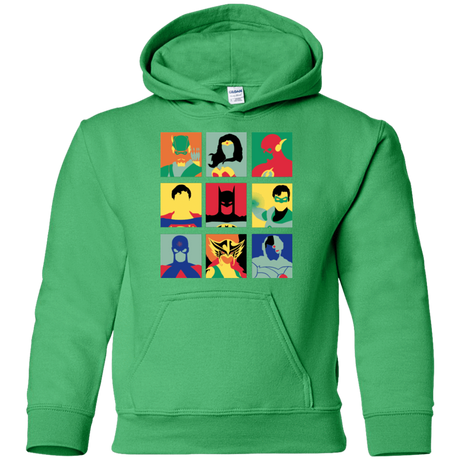 Sweatshirts Irish Green / YS Justice Pop Youth Hoodie