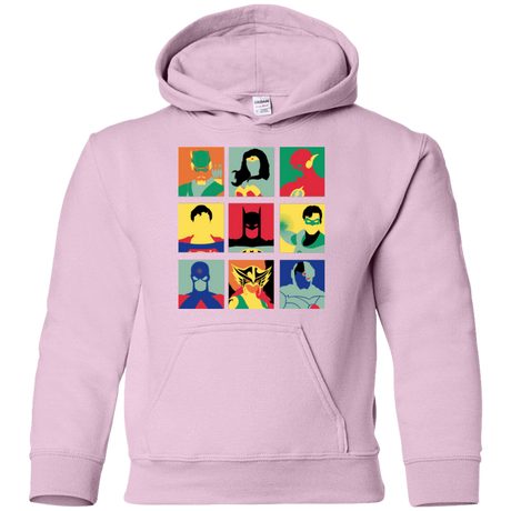 Sweatshirts Light Pink / YS Justice Pop Youth Hoodie