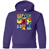 Sweatshirts Purple / YS Justice Pop Youth Hoodie