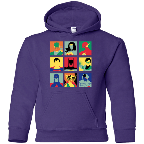 Sweatshirts Purple / YS Justice Pop Youth Hoodie