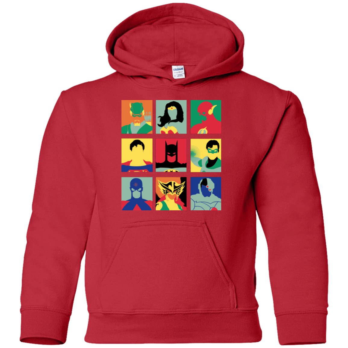 Sweatshirts Red / YS Justice Pop Youth Hoodie