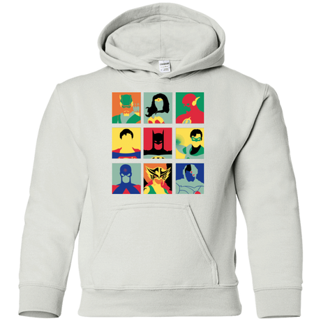 Sweatshirts White / YS Justice Pop Youth Hoodie