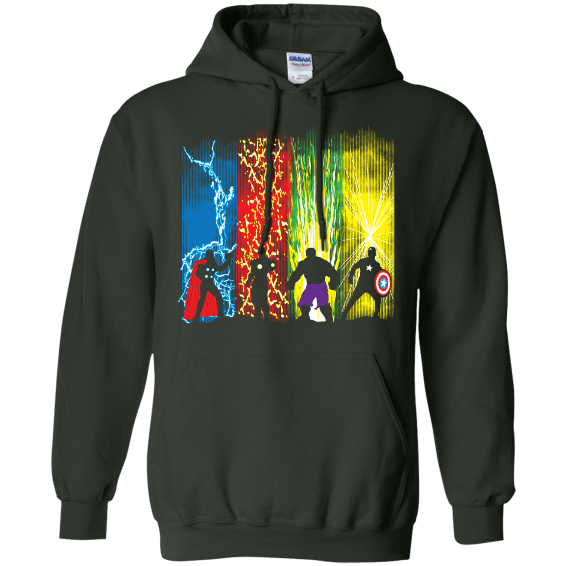 Sweatshirts Forest Green / S Justice Prevails Pullover Hoodie