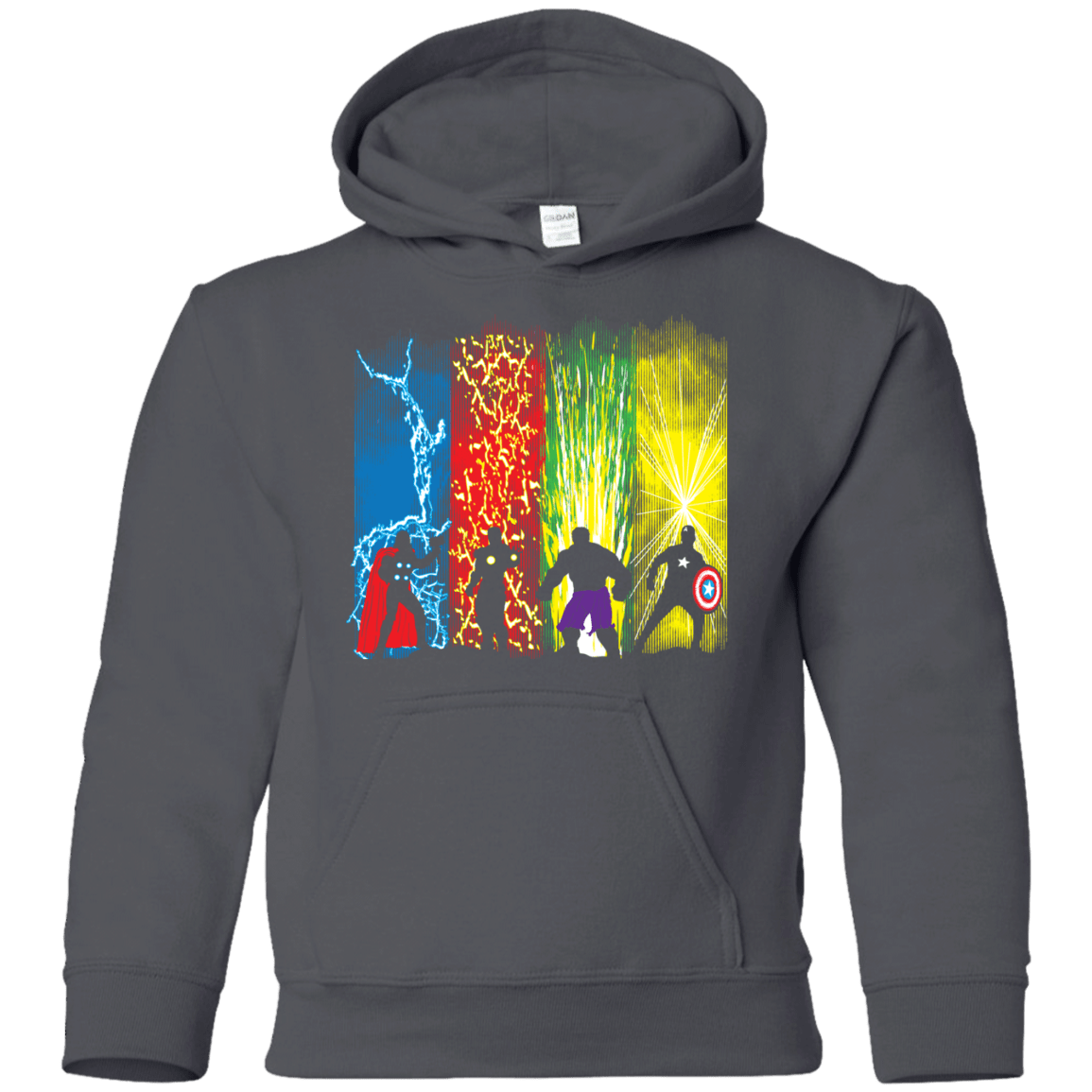 Sweatshirts Charcoal / YS Justice Prevails Youth Hoodie