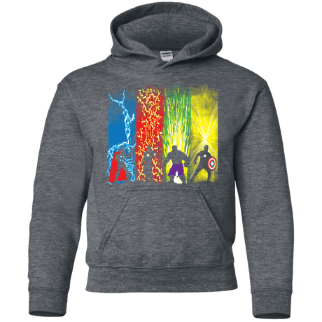 Sweatshirts Dark Heather / YS Justice Prevails Youth Hoodie
