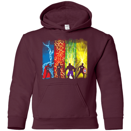 Sweatshirts Maroon / YS Justice Prevails Youth Hoodie