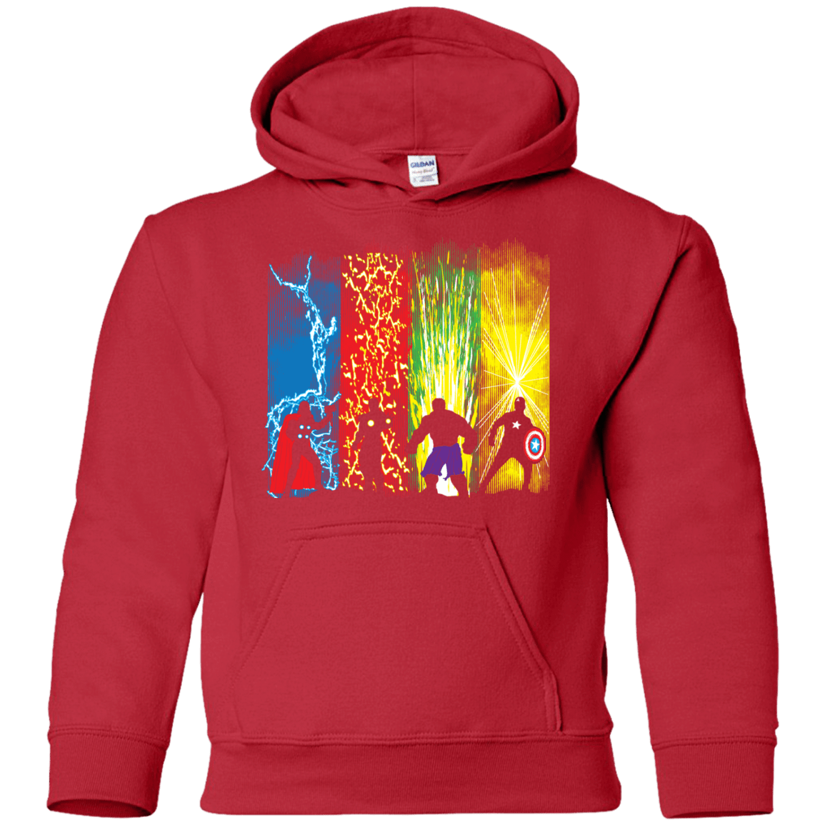 Sweatshirts Red / YS Justice Prevails Youth Hoodie