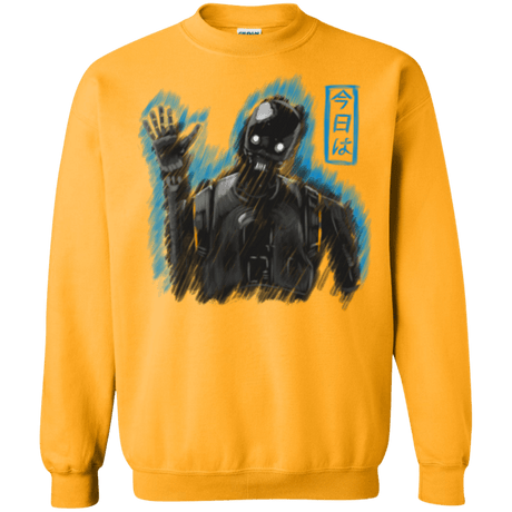Sweatshirts Gold / Small K-2SO Crewneck Sweatshirt