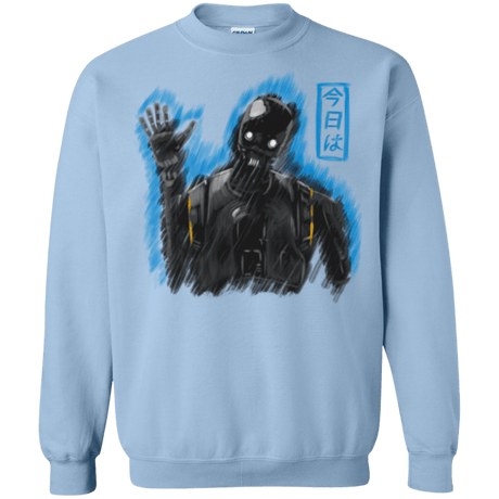 Sweatshirts Light Blue / Small K-2SO Crewneck Sweatshirt
