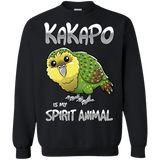 Sweatshirts Black / S Kakapo Spirit Animal Crewneck Sweatshirt