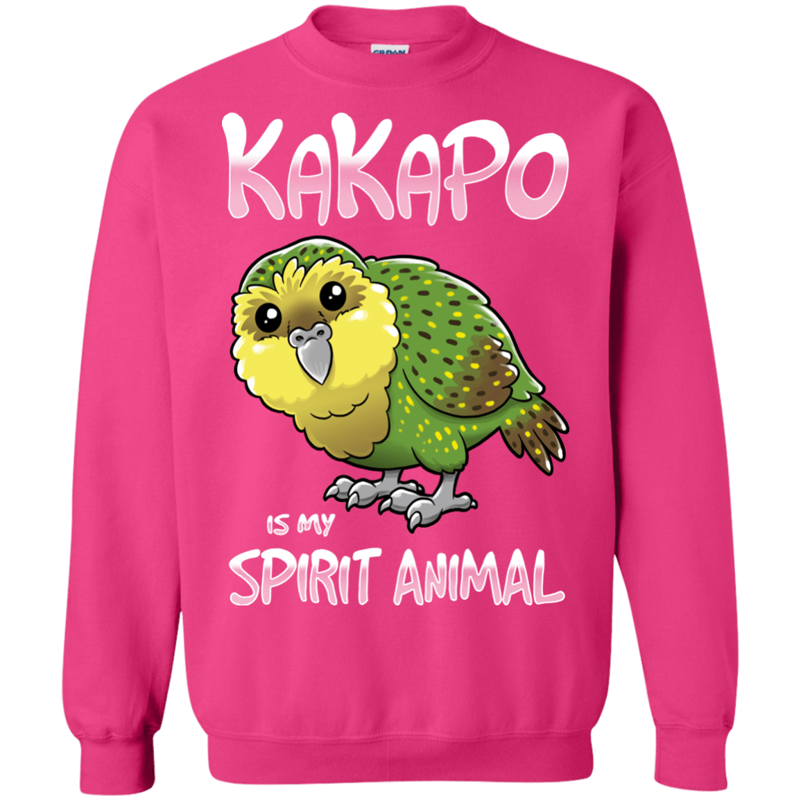 Sweatshirts Heliconia / S Kakapo Spirit Animal Crewneck Sweatshirt