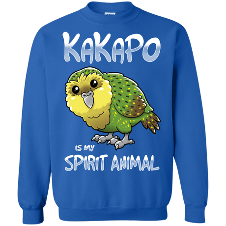 Sweatshirts Royal / S Kakapo Spirit Animal Crewneck Sweatshirt