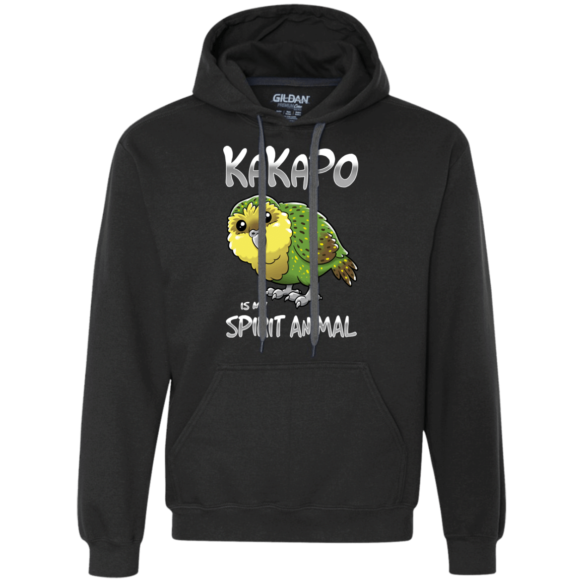 Sweatshirts Black / S Kakapo Spirit Animal Premium Fleece Hoodie