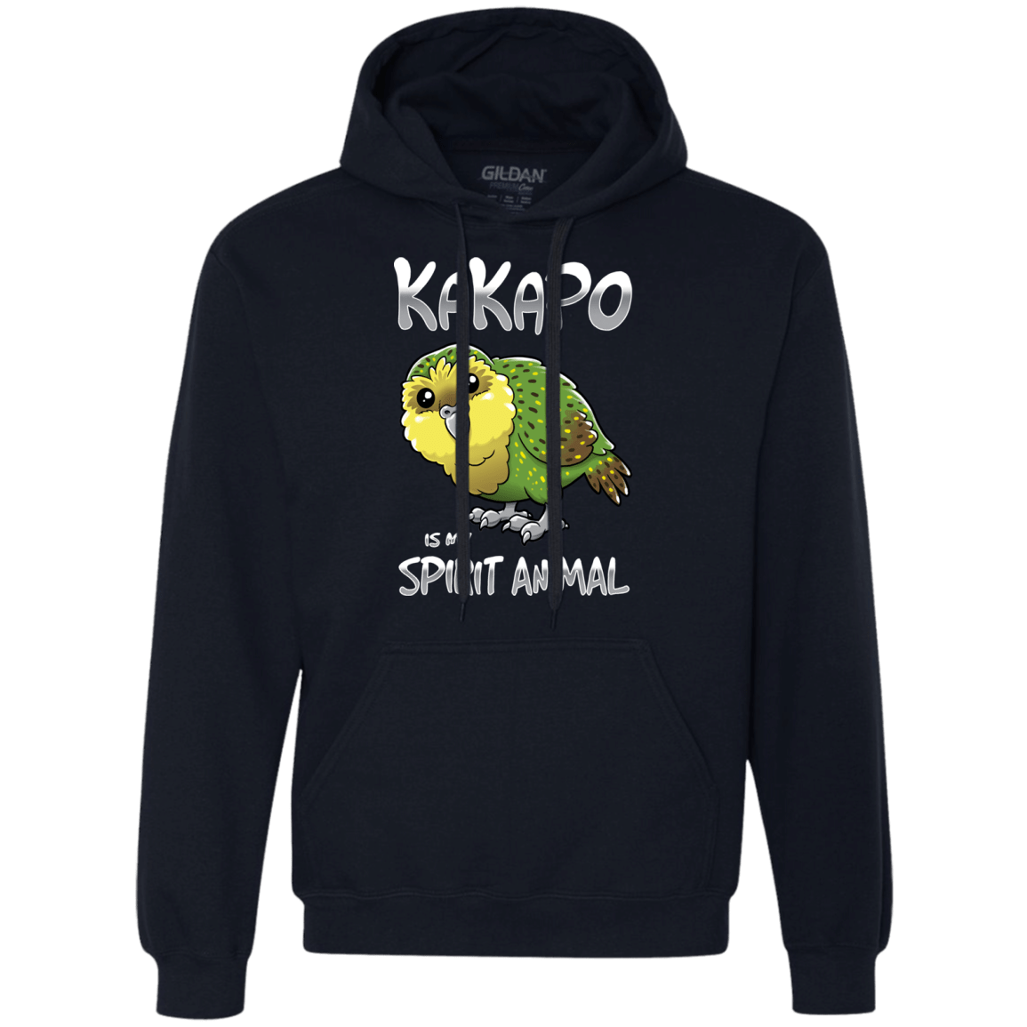 Sweatshirts Navy / S Kakapo Spirit Animal Premium Fleece Hoodie