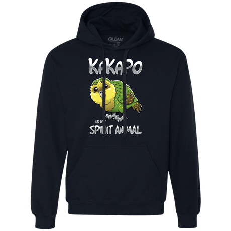 Sweatshirts Navy / S Kakapo Spirit Animal Premium Fleece Hoodie