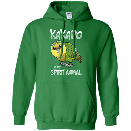 Sweatshirts Irish Green / S Kakapo Spirit Animal Pullover Hoodie
