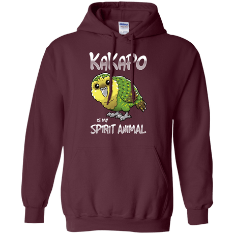 Sweatshirts Maroon / S Kakapo Spirit Animal Pullover Hoodie