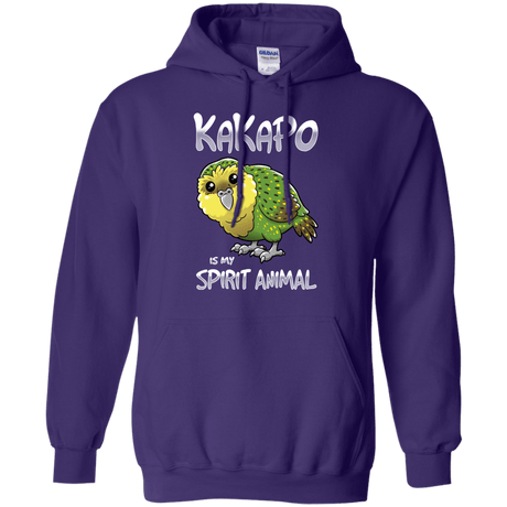 Sweatshirts Purple / S Kakapo Spirit Animal Pullover Hoodie