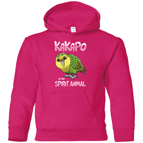 Sweatshirts Heliconia / YS Kakapo Spirit Animal Youth Hoodie