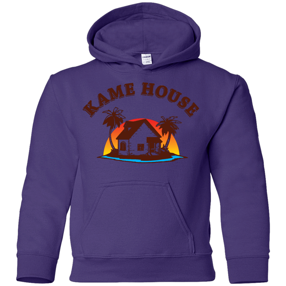 Sweatshirts Purple / YS Kame House Youth Hoodie