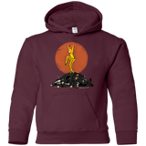 Sweatshirts Maroon / YS Karate Bill Youth Hoodie