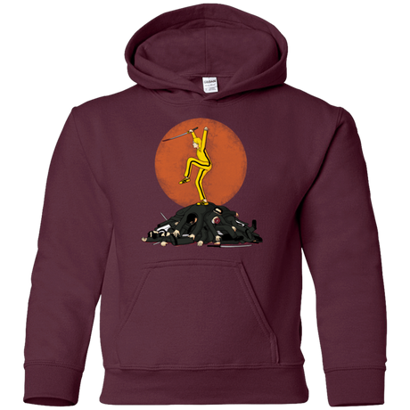 Sweatshirts Maroon / YS Karate Bill Youth Hoodie
