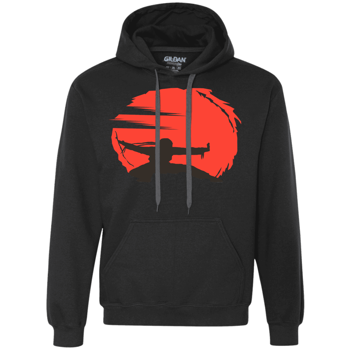 Sweatshirts Black / S Karate Premium Fleece Hoodie