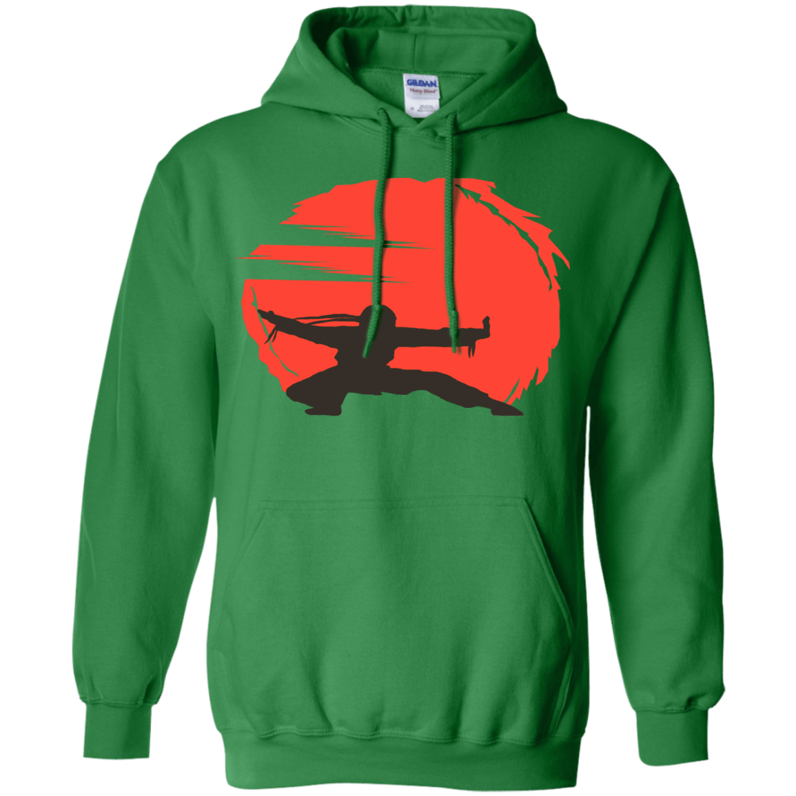 Sweatshirts Irish Green / S Karate Pullover Hoodie