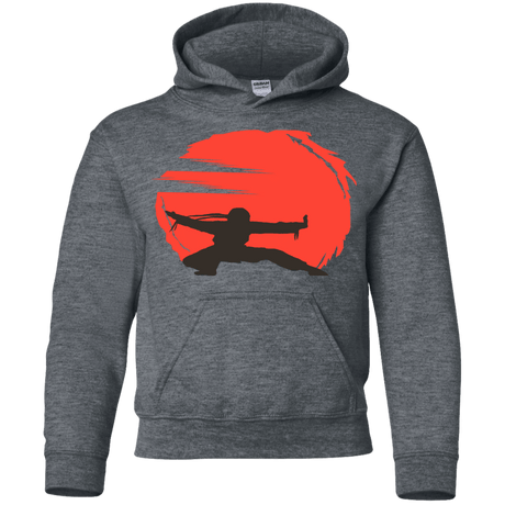 Sweatshirts Dark Heather / YS Karate Youth Hoodie