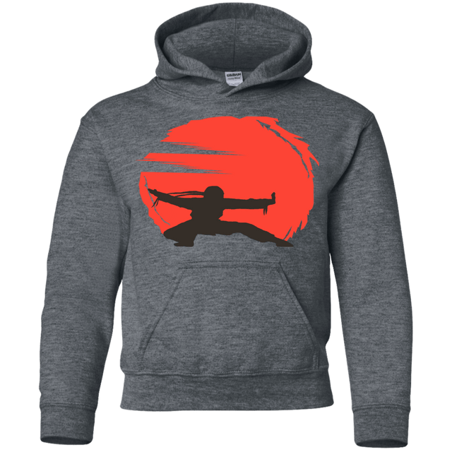 Sweatshirts Dark Heather / YS Karate Youth Hoodie