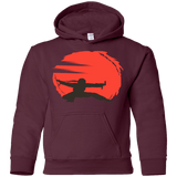 Sweatshirts Maroon / YS Karate Youth Hoodie