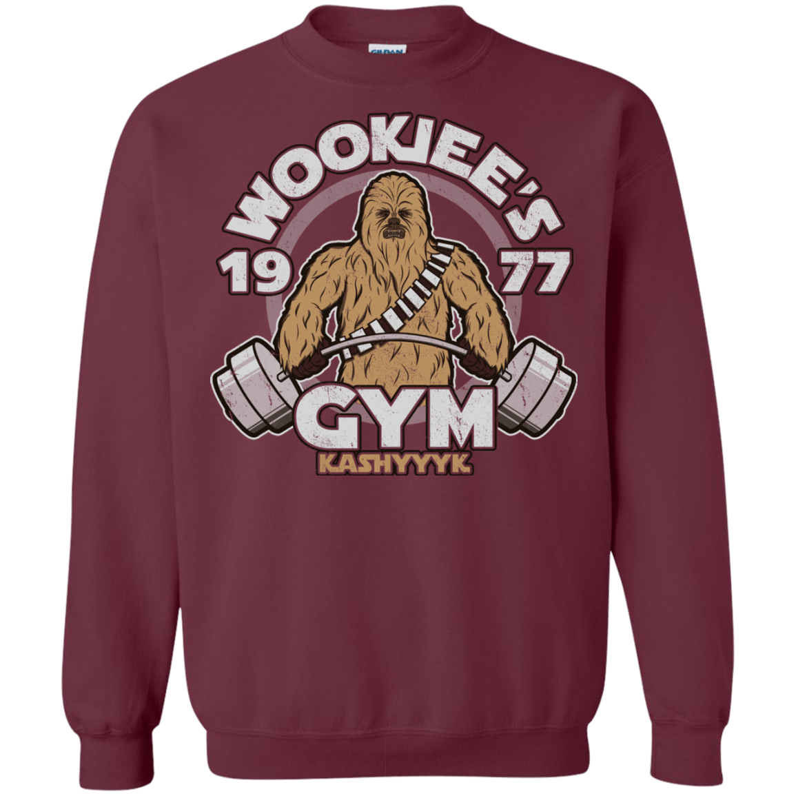 Sweatshirts Maroon / Small Kashyyyk Gym Crewneck Sweatshirt