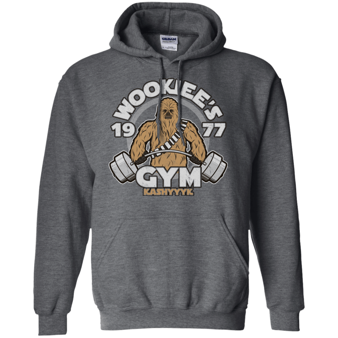 Sweatshirts Dark Heather / Small Kashyyyk Gym Pullover Hoodie