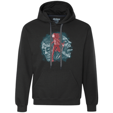 Sweatshirts Black / Small Katana Girl Premium Fleece Hoodie
