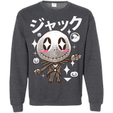 Sweatshirts Dark Heather / Small Kawaii Before Christmas Crewneck Sweatshirt