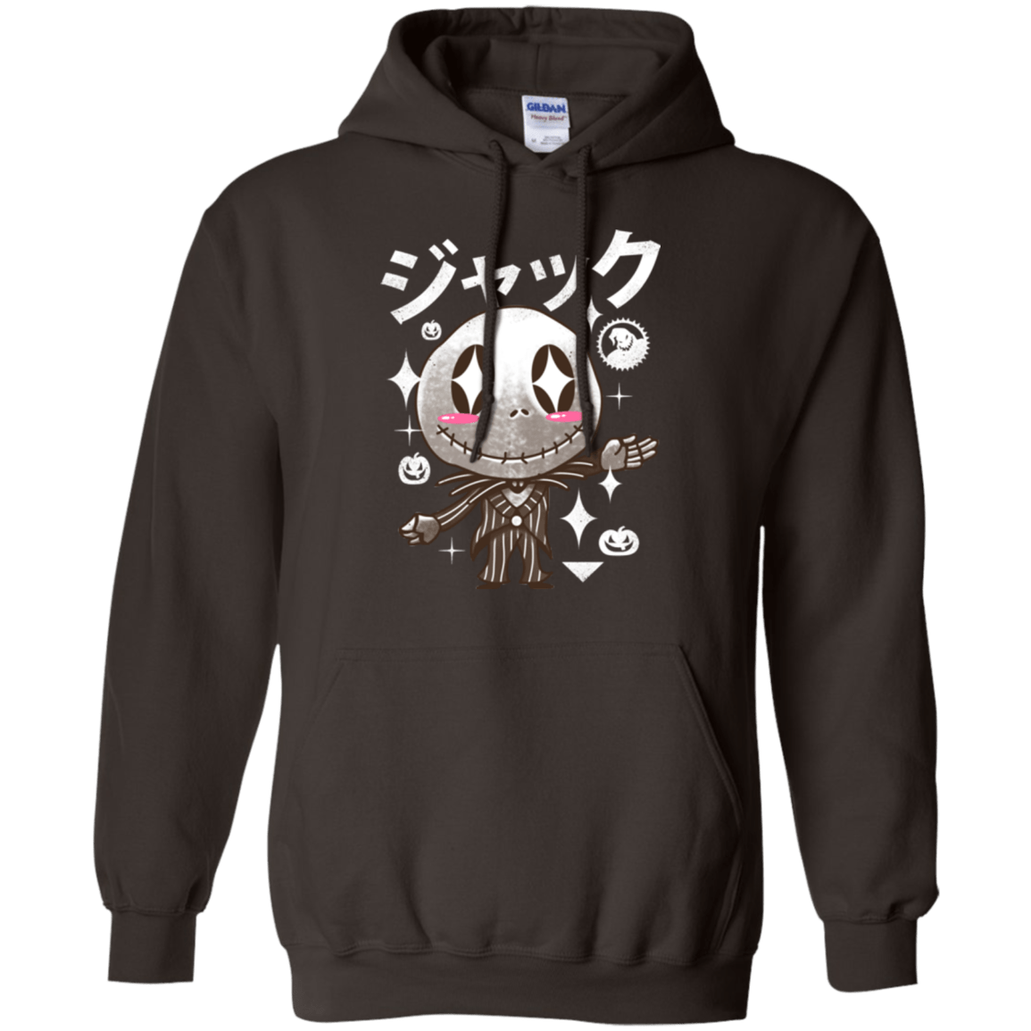 Sweatshirts Dark Chocolate / Small Kawaii Before Christmas Pullover Hoodie