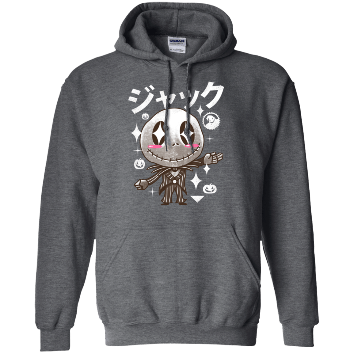 Sweatshirts Dark Heather / Small Kawaii Before Christmas Pullover Hoodie