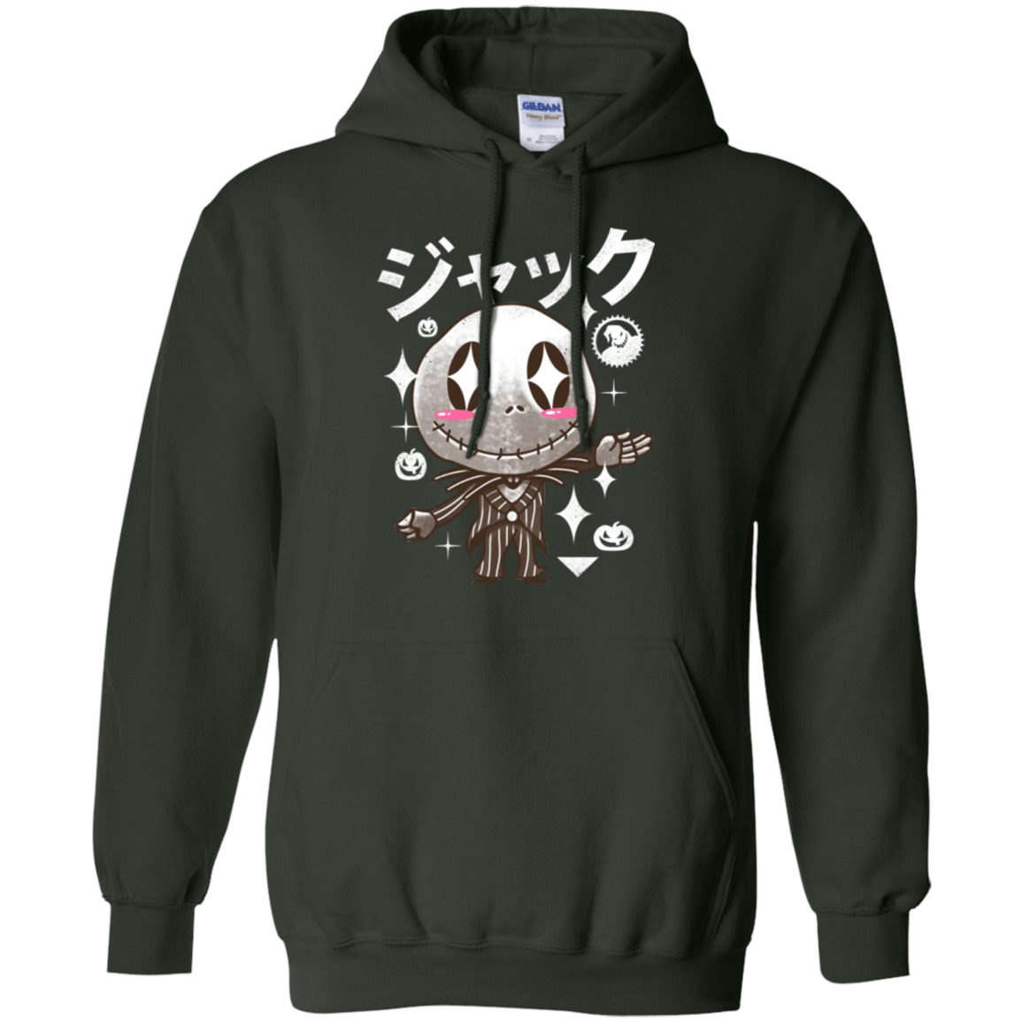 Sweatshirts Forest Green / Small Kawaii Before Christmas Pullover Hoodie