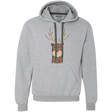 Sweatshirts Sport Grey / S Kawaii Christmas Reindeer Premium Fleece Hoodie