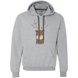 Sweatshirts Sport Grey / S Kawaii Christmas Reindeer Premium Fleece Hoodie