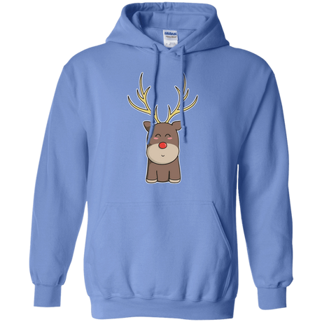 Sweatshirts Carolina Blue / S Kawaii Christmas Reindeer Pullover Hoodie