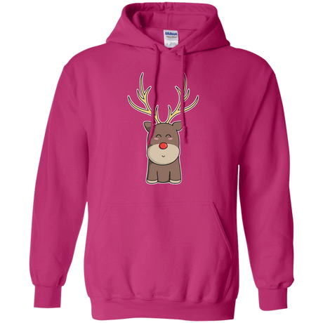 Sweatshirts Heliconia / S Kawaii Christmas Reindeer Pullover Hoodie