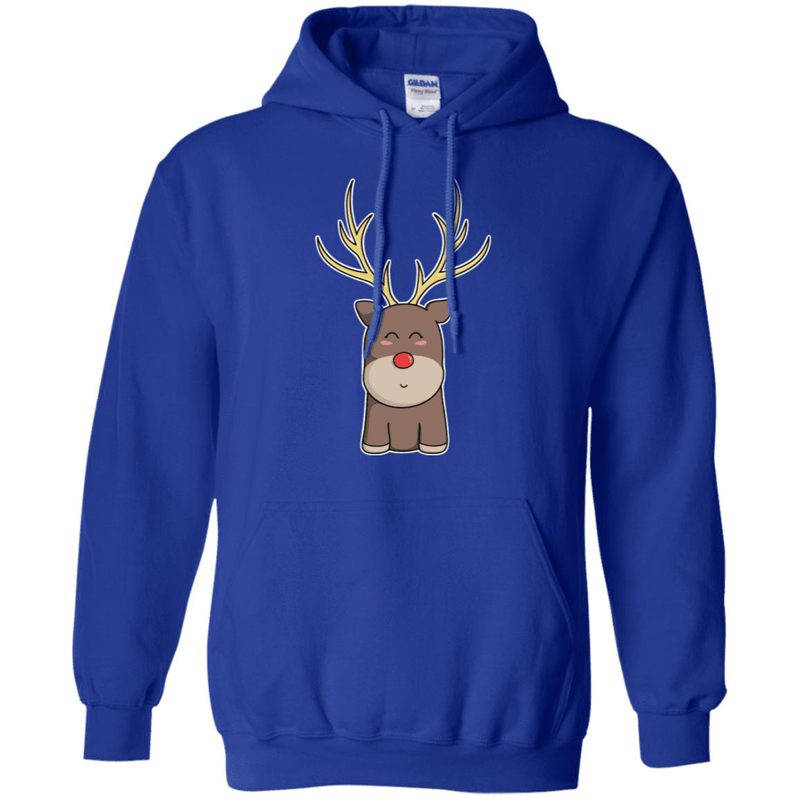 Sweatshirts Royal / S Kawaii Christmas Reindeer Pullover Hoodie