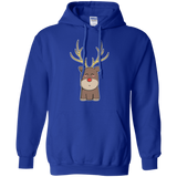 Sweatshirts Royal / S Kawaii Christmas Reindeer Pullover Hoodie