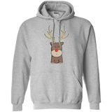 Sweatshirts Sport Grey / S Kawaii Christmas Reindeer Pullover Hoodie