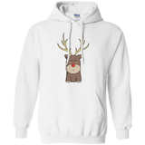 Sweatshirts White / S Kawaii Christmas Reindeer Pullover Hoodie