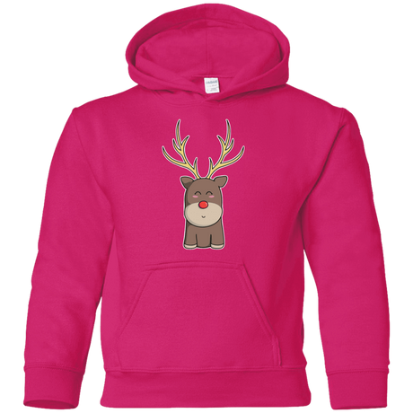 Sweatshirts Heliconia / YS Kawaii Christmas Reindeer Youth Hoodie