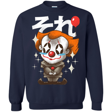 Sweatshirts Navy / Small Kawaii Clown Crewneck Sweatshirt